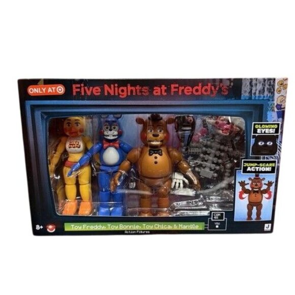 Jazwares Other - Five Nights at Freddy's 5" Toy Freddy Toy Bonnie Toy Chica 1 & Mangle Action Fig